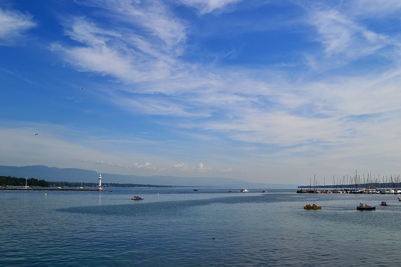 Lac Léman ou Lac de Genève (Lago Léman ou Lago de Genebra) | Verão